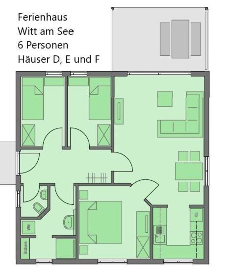 Witt Am See D Klein Wittensee Eksteriør bilde